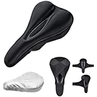 auvstar Funda de Gel para Sillin de Bicicleta- Hueca y Transpirable- Cubierta de Cojín de Gel de Sílice- Adecuado para…